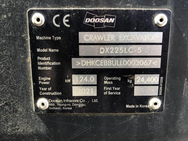 гусеничный экскаватор  DOOSAN DX225LC-5