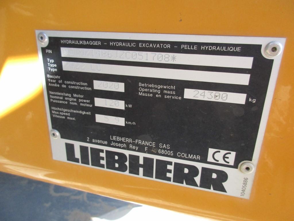 гусеничный экскаватор  LIEBHERR R 922