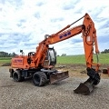 колесный экскаватор HITACHI EX 165 W