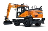 колесный экскаватор DOOSAN DX 160 W