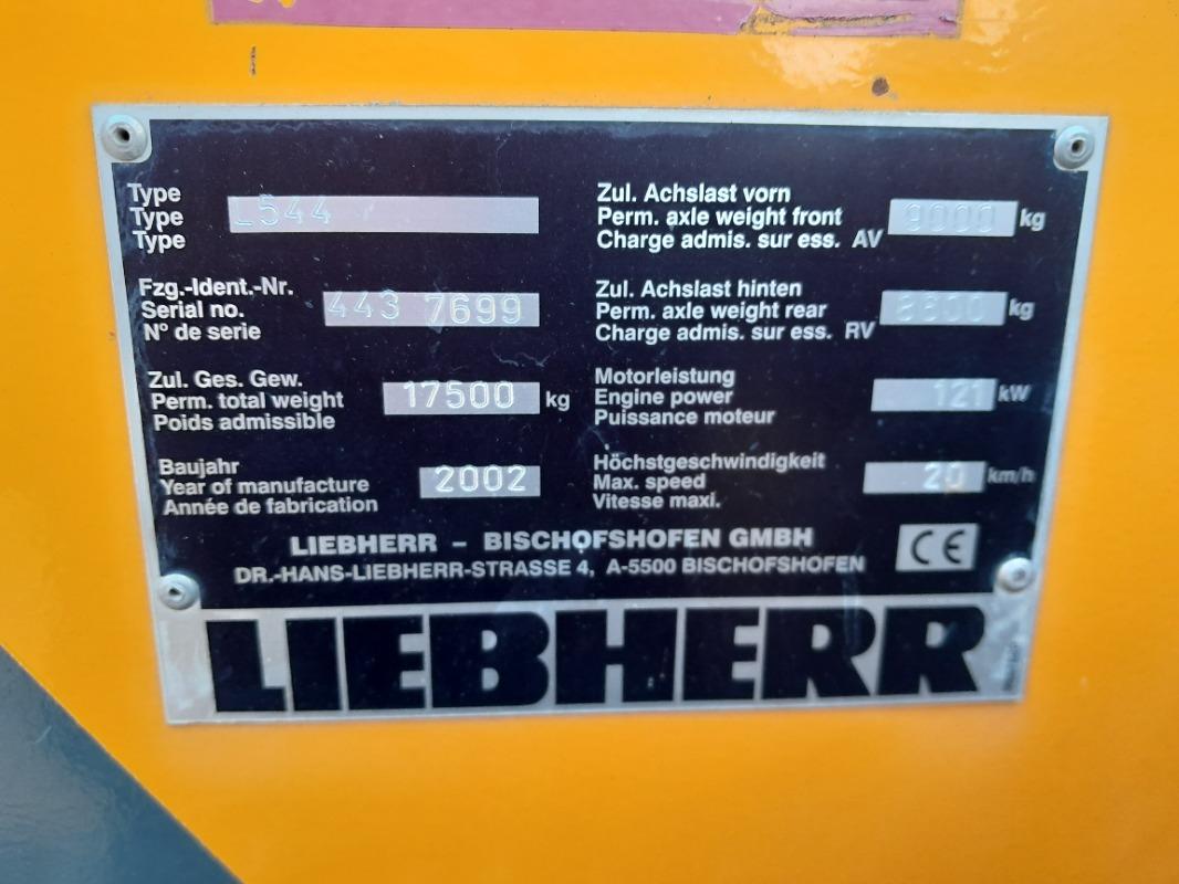 фронтальный погрузчик LIEBHERR L 544