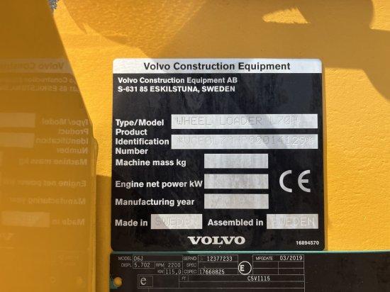 фронтальный погрузчик VOLVO L70H