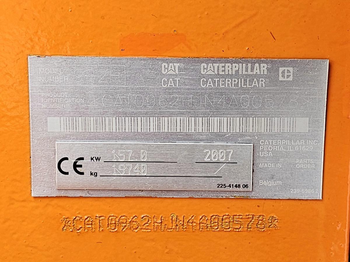 фронтальный погрузчик CATERPILLAR 962H