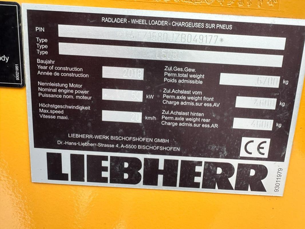 фронтальный погрузчик LIEBHERR L 508 Compact