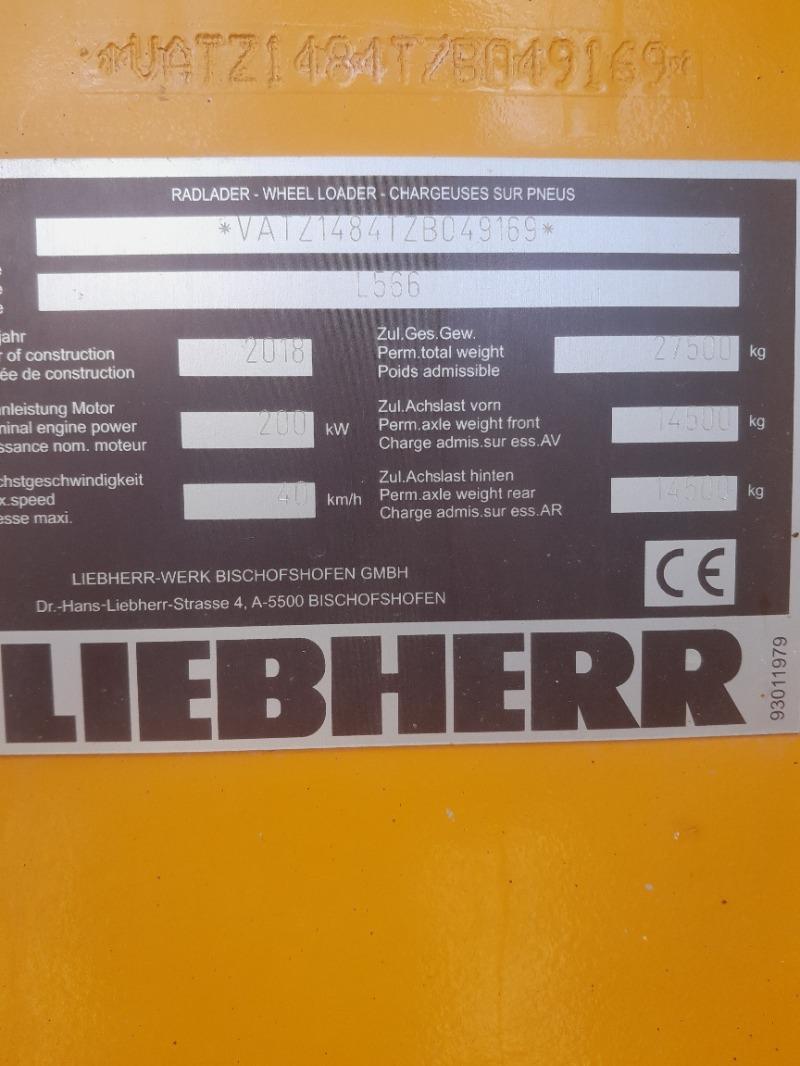 фронтальный погрузчик LIEBHERR L 566