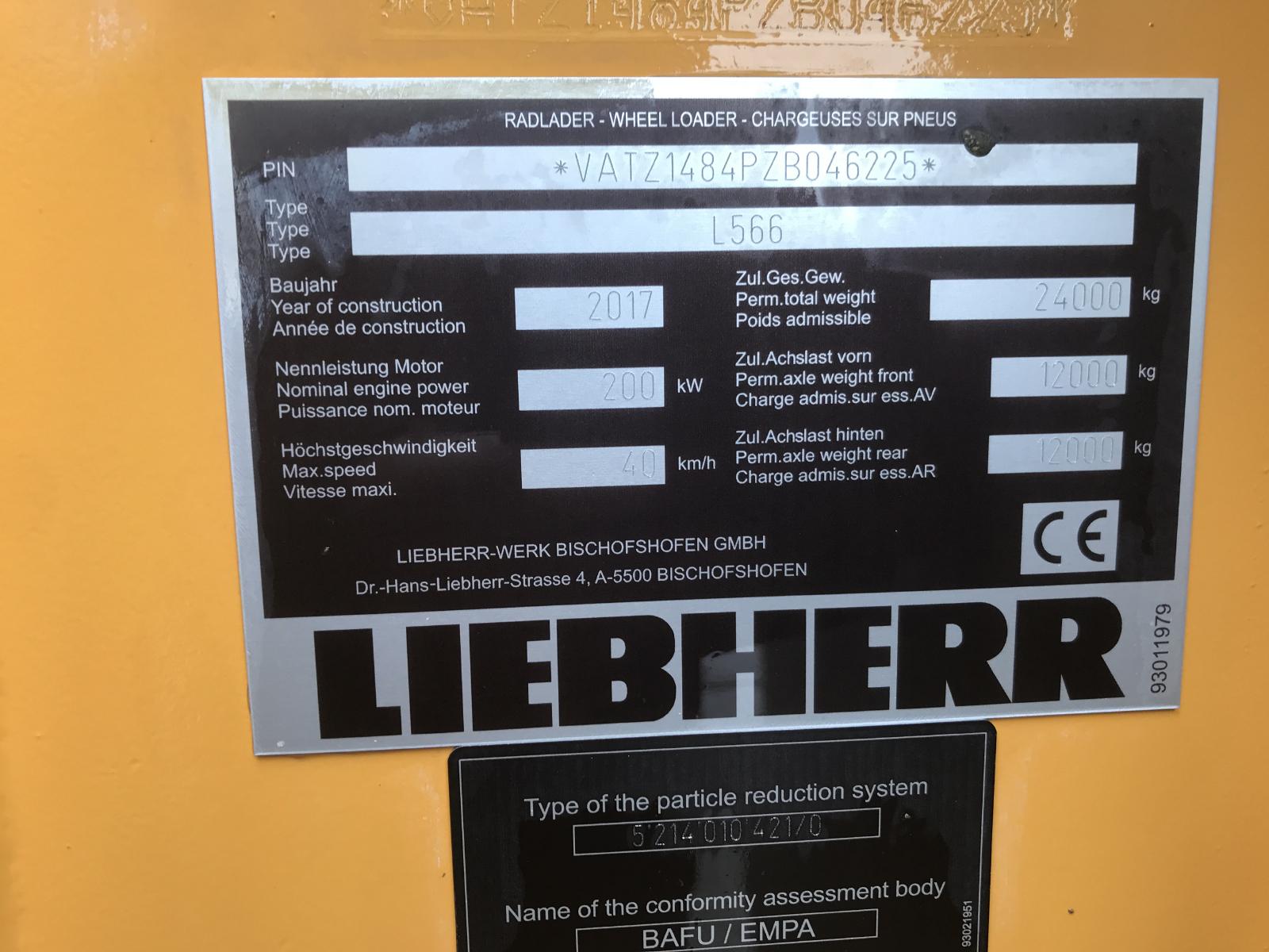 фронтальный погрузчик LIEBHERR L 566 XPower