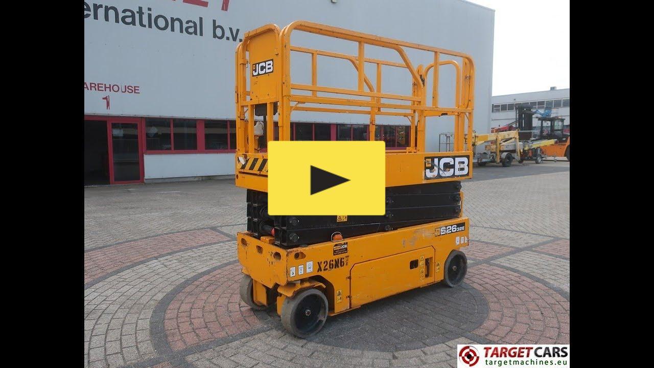 ножничный подъемник JCB S2632E