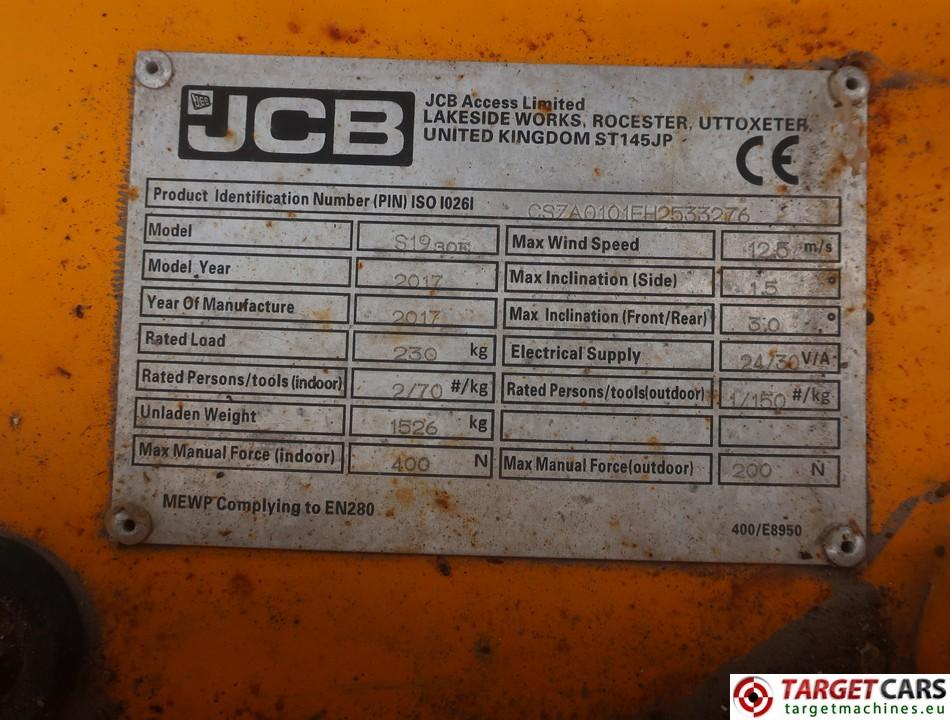 ножничный подъемник JCB S1930E