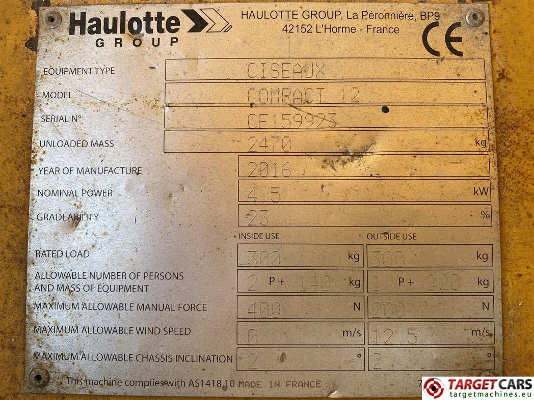 ножничный подъемник HAULOTTE Compact 12