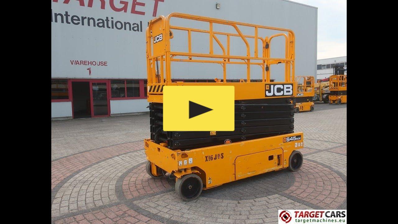 ножничный подъемник JCB s4550e