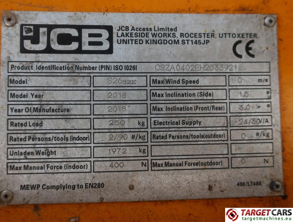 ножничный подъемник JCB S2632E