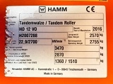 дорожный каток (двухвальцовый)  HAMM HD 12 VO